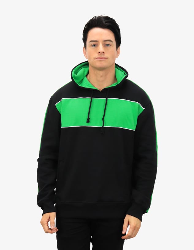 Unisex Fleece Hoodie- 3 Toned