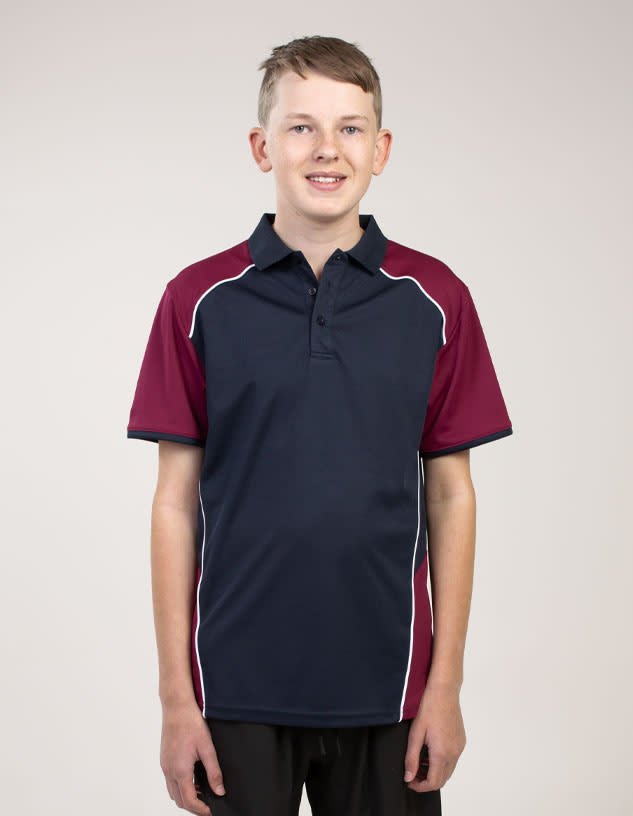 Youth Polo Shirt- Recycled Fibre