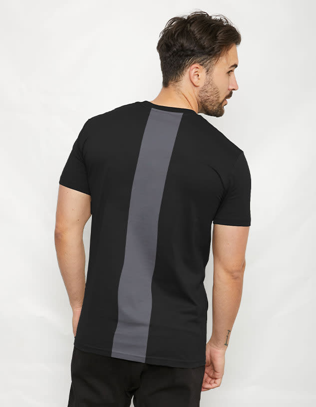 T-Shirt With Back Panel