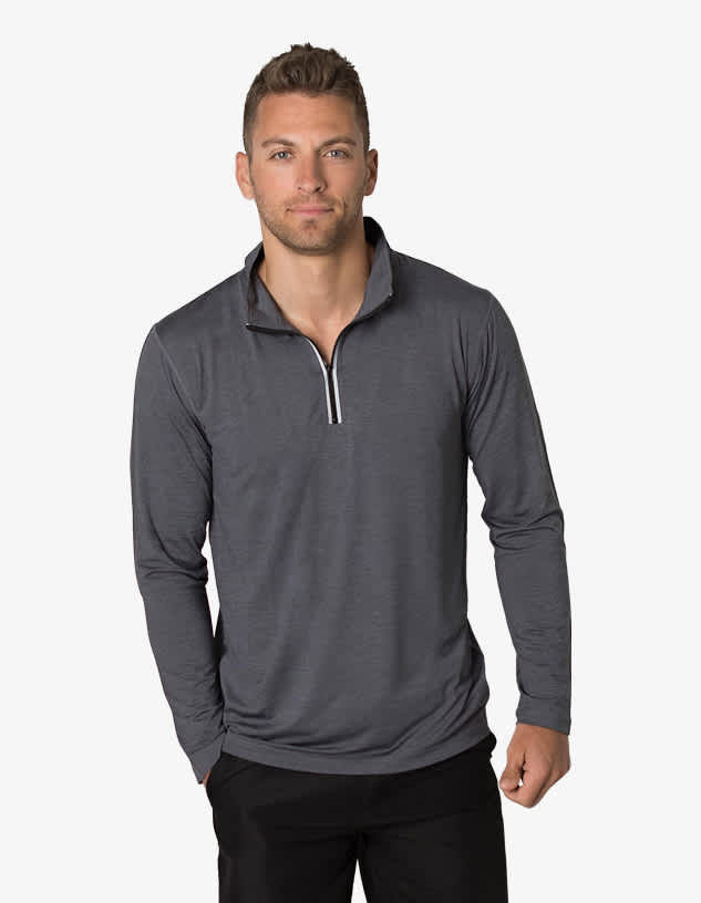 Men's Long Sleeve 1/4 Zipped