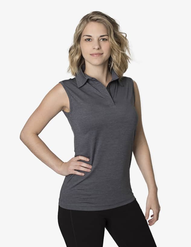 Ladies' Sleeveless Polo promotional product