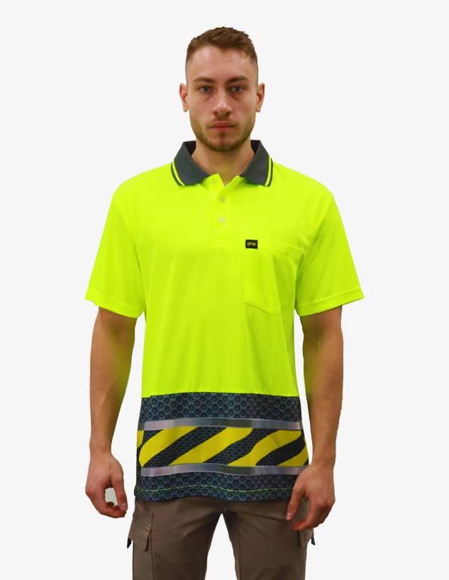 SFWP05  Men's Polo Shirt- Day Use Certified-Sublimated