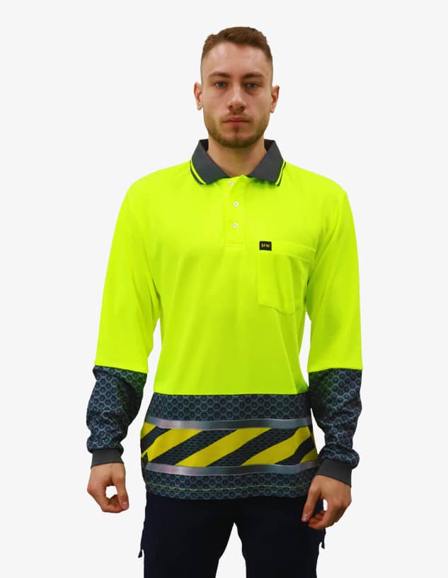 SFWP05  Men's Polo Shirt- Day Use Certified-Sublimated
