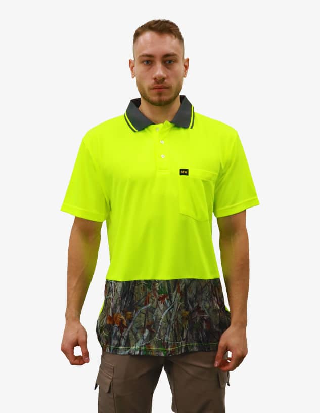 Men's Polo Shirt- Day Use Certified-Sublimated