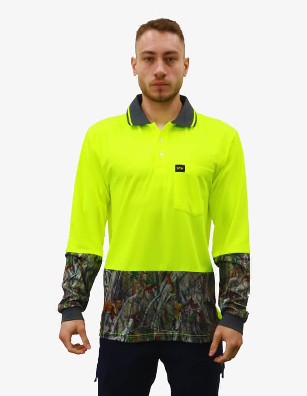 Men's Polo Shirt- Day Use Certified-Sublimated