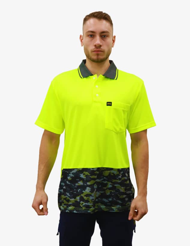 Men's Polo Shirt- Day Use Certified-Sublimated