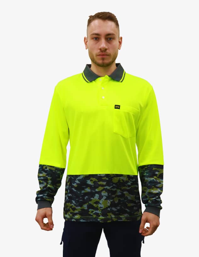 Men's Polo Shirt- Day Use Certified-Sublimated