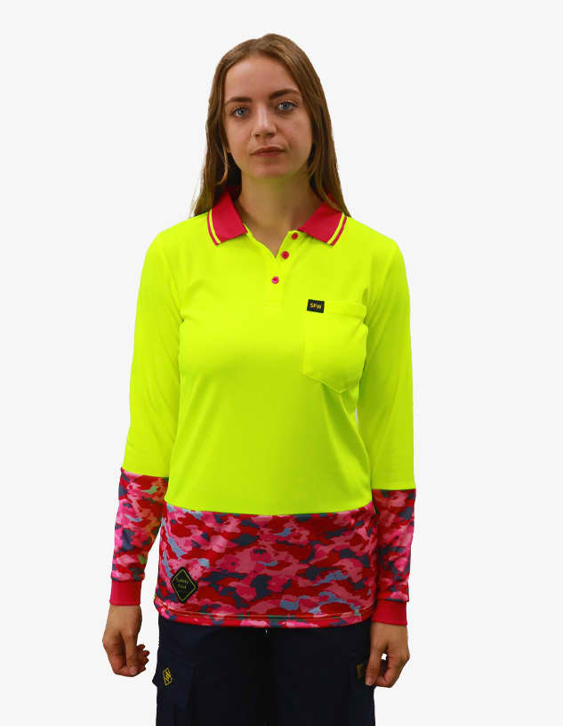 Women's Polo Shirt- Day Use Certified-Sublimated