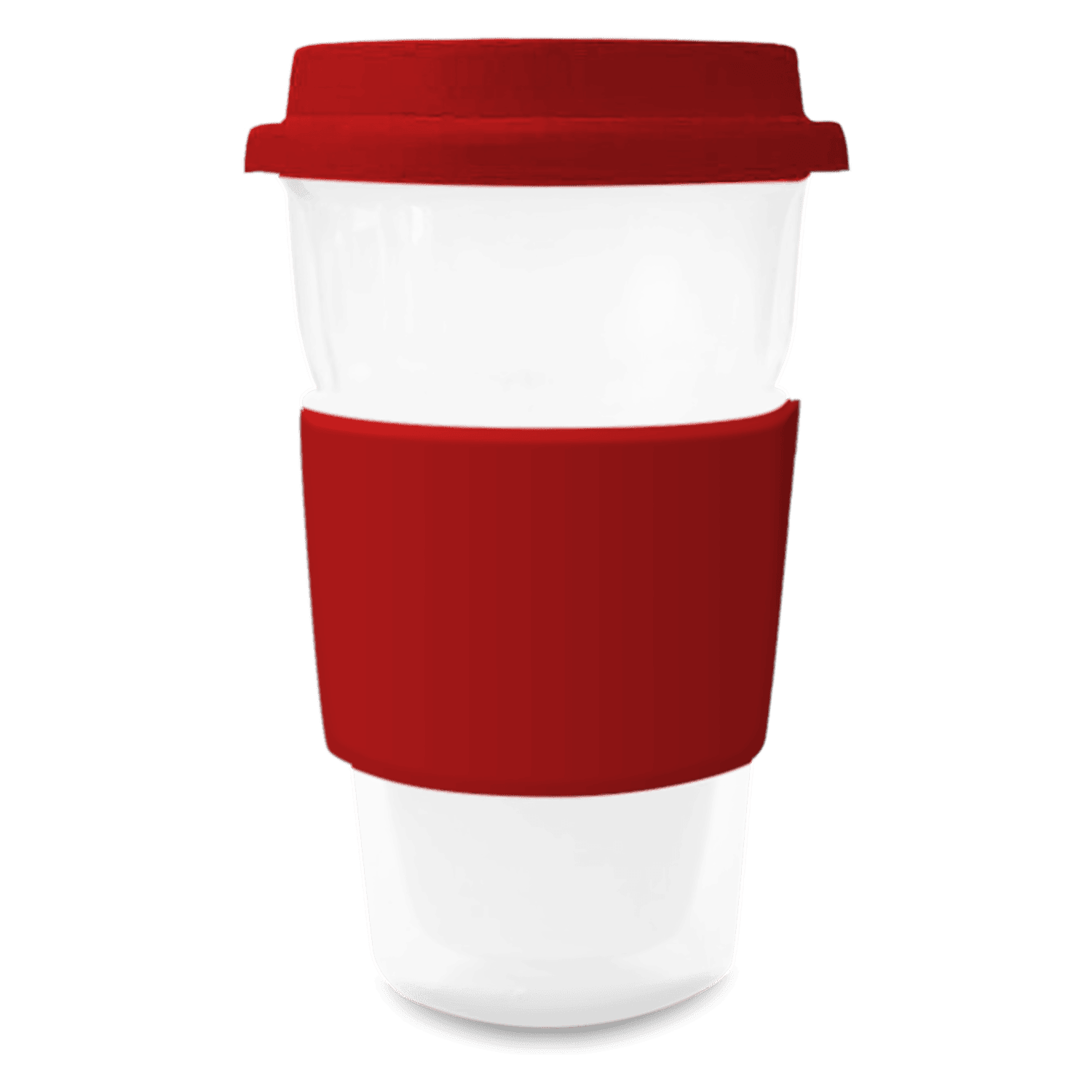 Glass Coffee Cup Large Band Modern Promotions