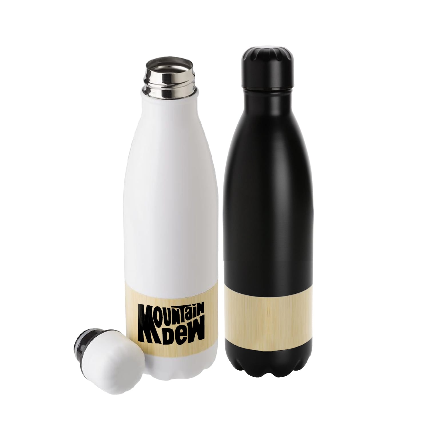 Bondi Vacuum Bottle With Bamboo Accent - PS2010 Image 