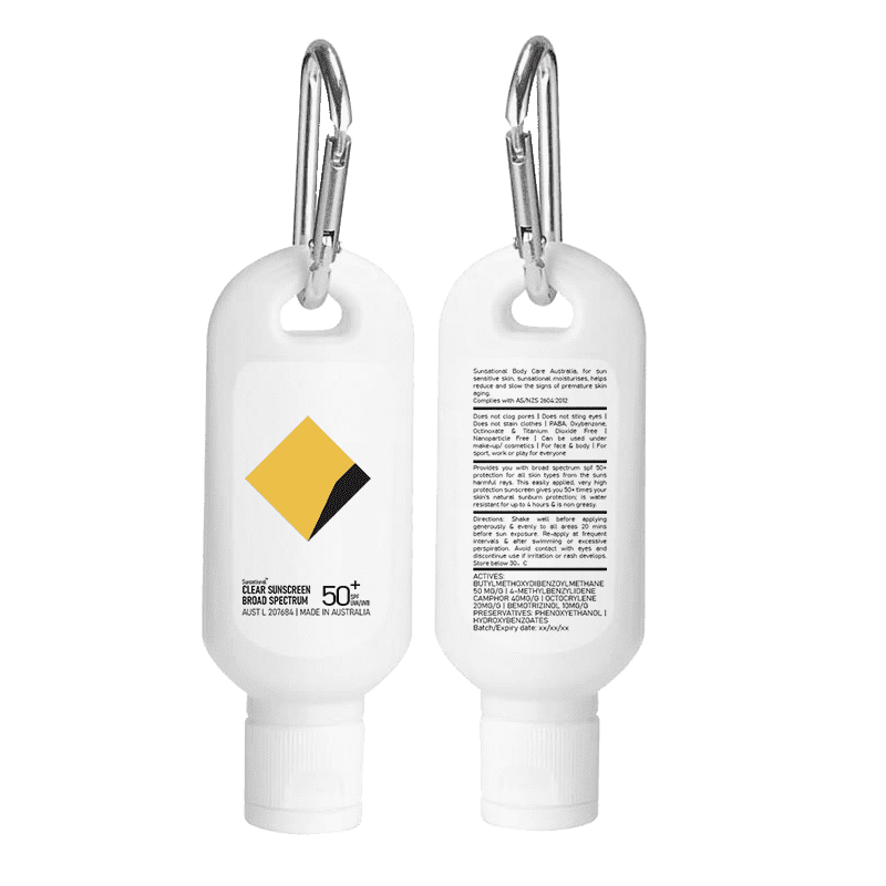 30Ml Spf50 Sunscreen Lotion With Carabiner - PSSUN02 Image