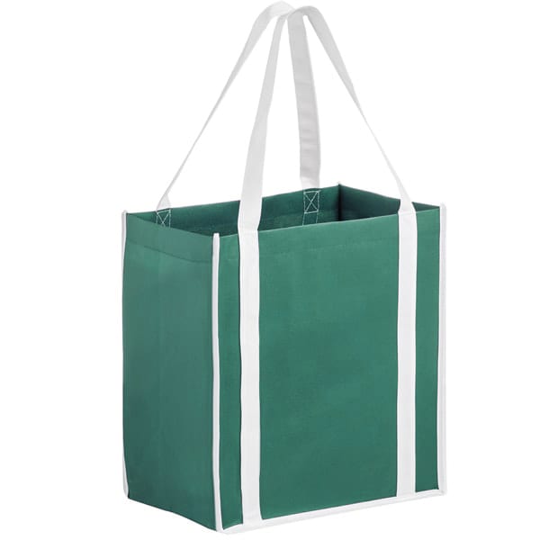 Two-Tone Non-Woven Tote Bag With Poly Board Insert - PS4042 Image