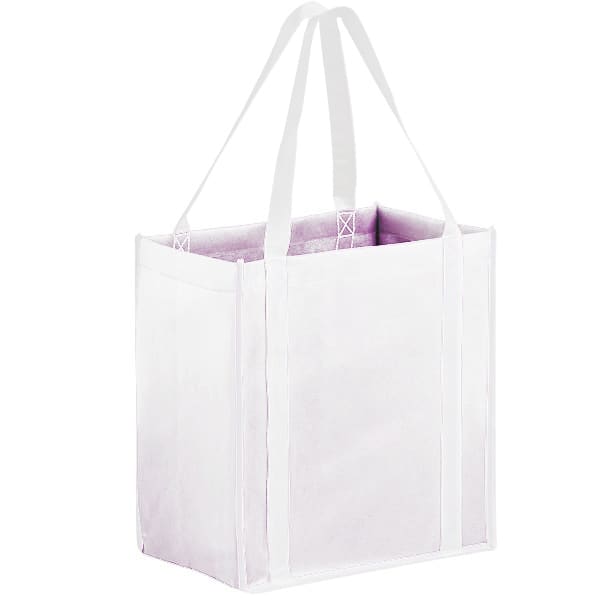 Two-Tone Non-Woven Tote Bag With Poly Board Insert - PS4042 Image