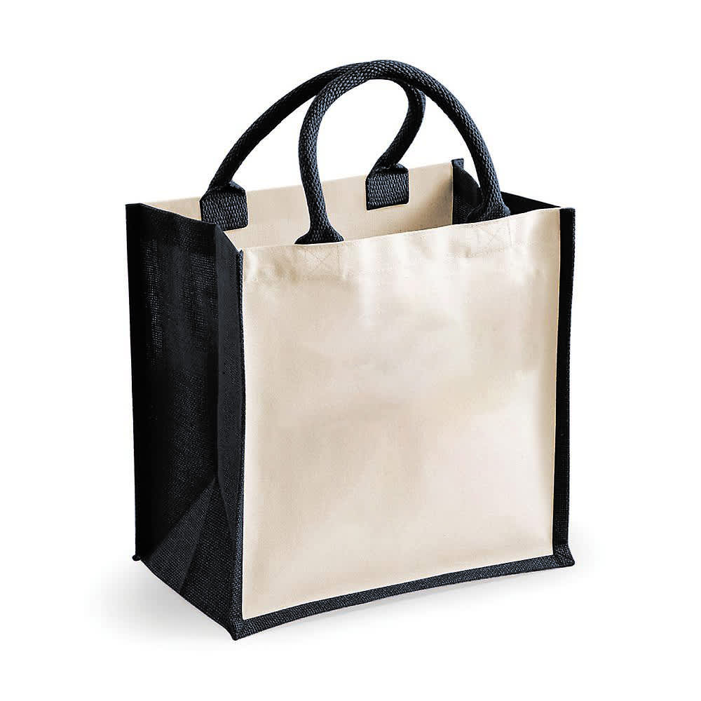 Medium Jute Supermarket Tote - PS4501 Image 