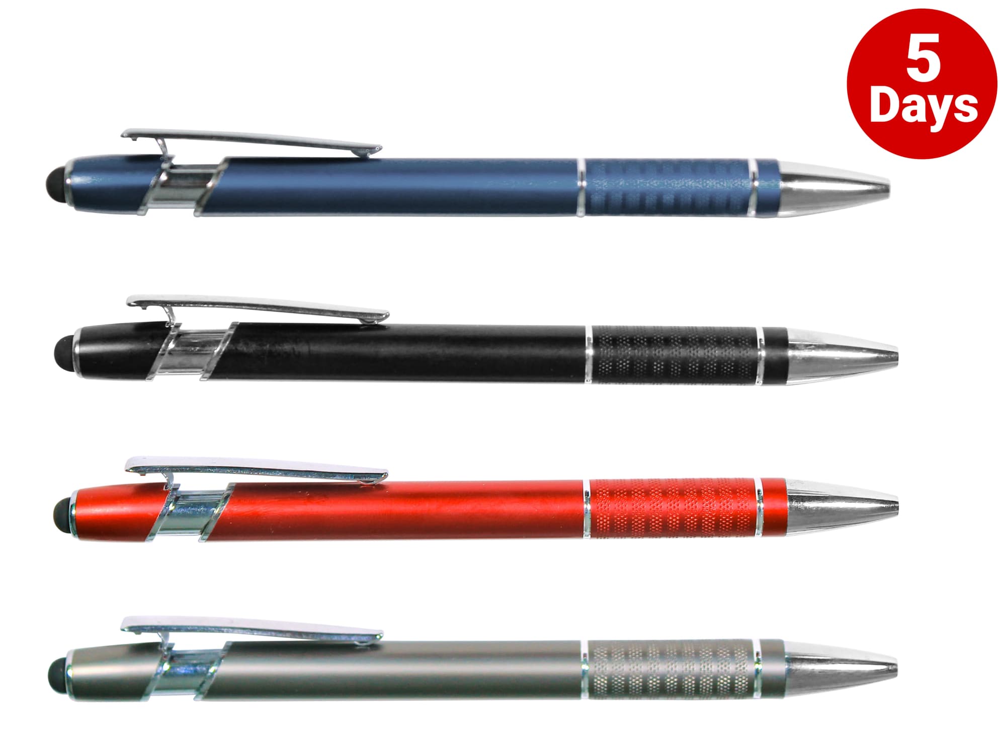 Aluminium Click Pen With Matt Finish Barrel