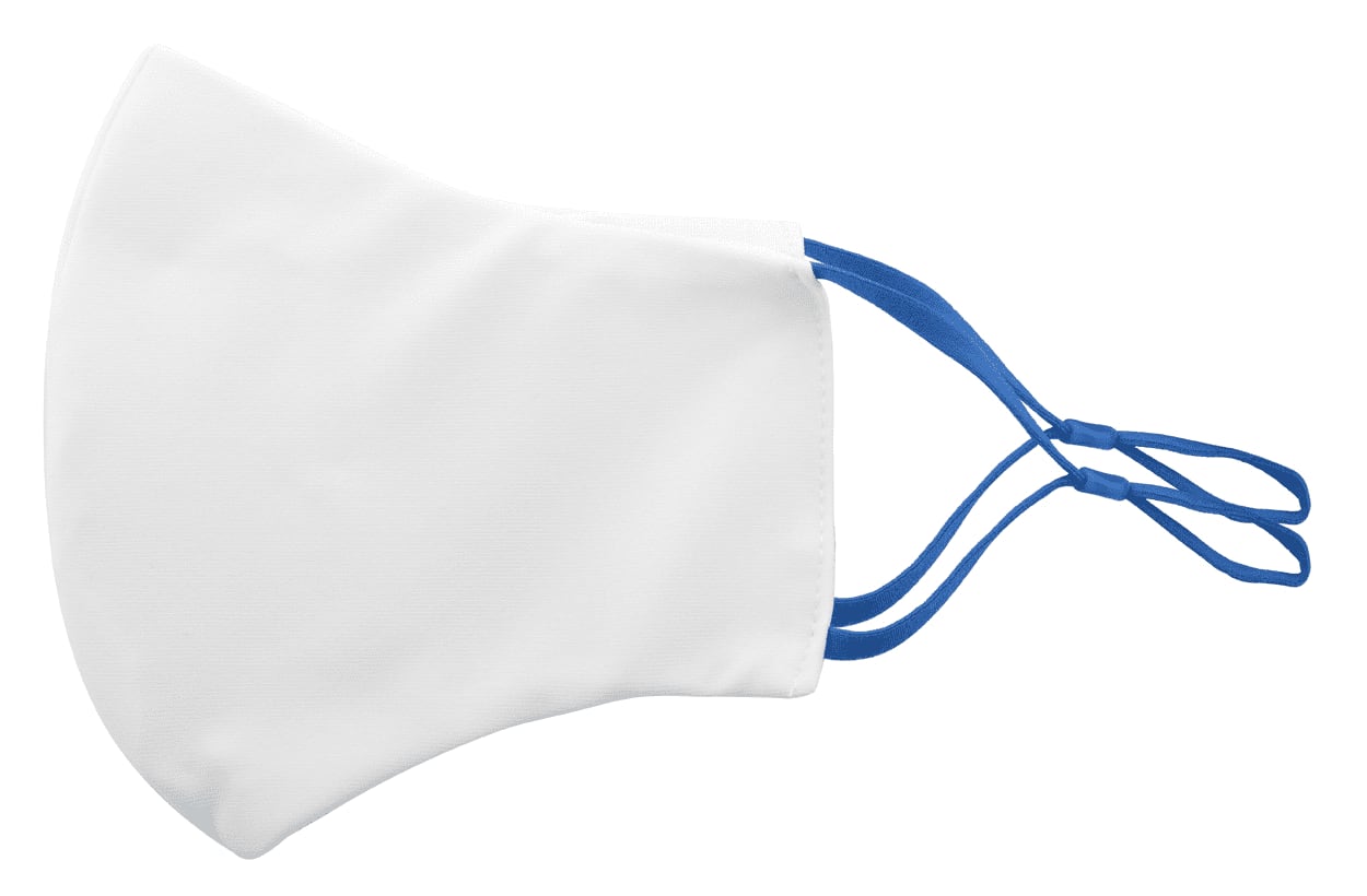 Kids 2 Layer Premium Full Sublimation Cotton Mask - PSFM36B Image