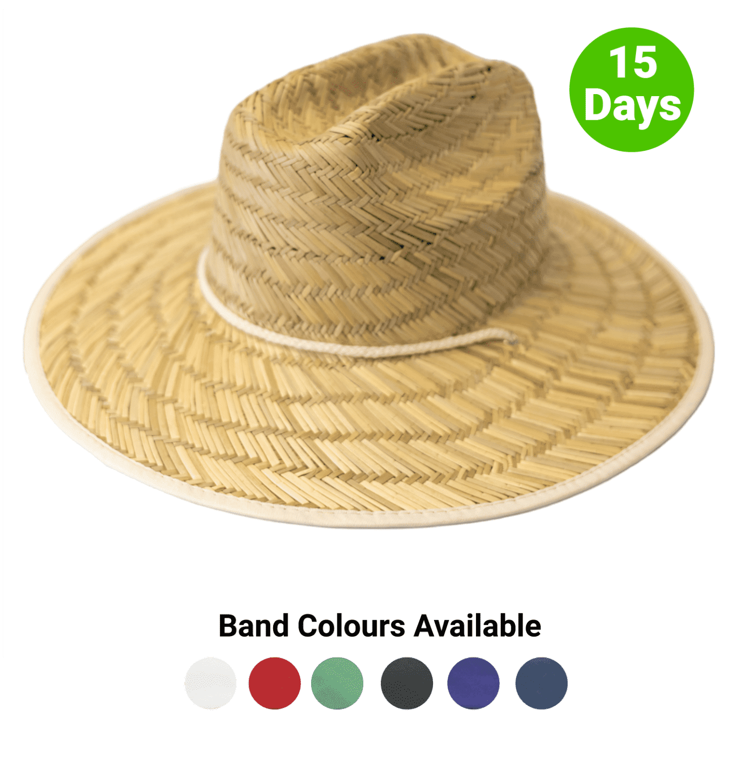 Natural Burnt Straw Hat