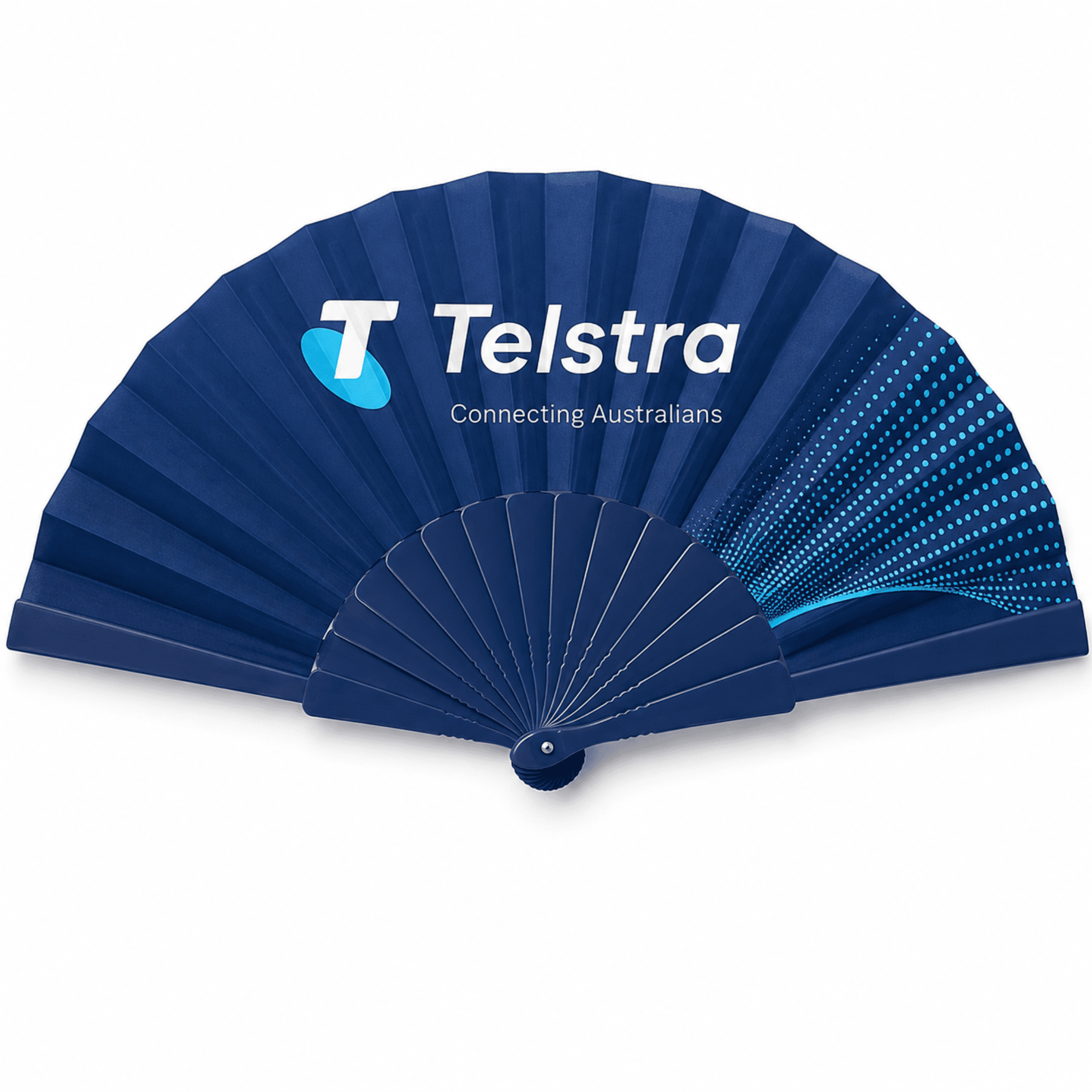 RPET Foldable Fan with Coloured Ribs
