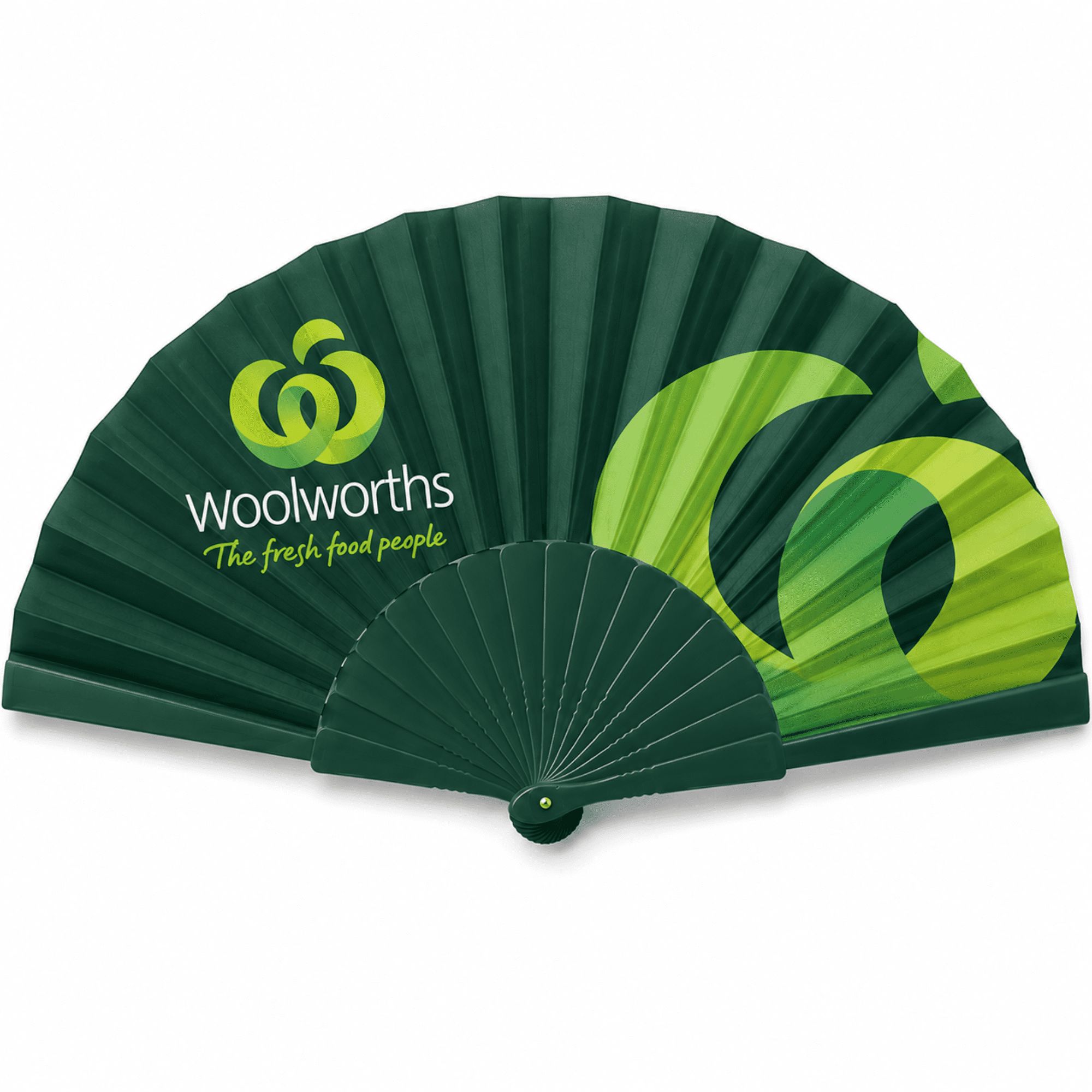 RPET Foldable Fan with Coloured Ribs