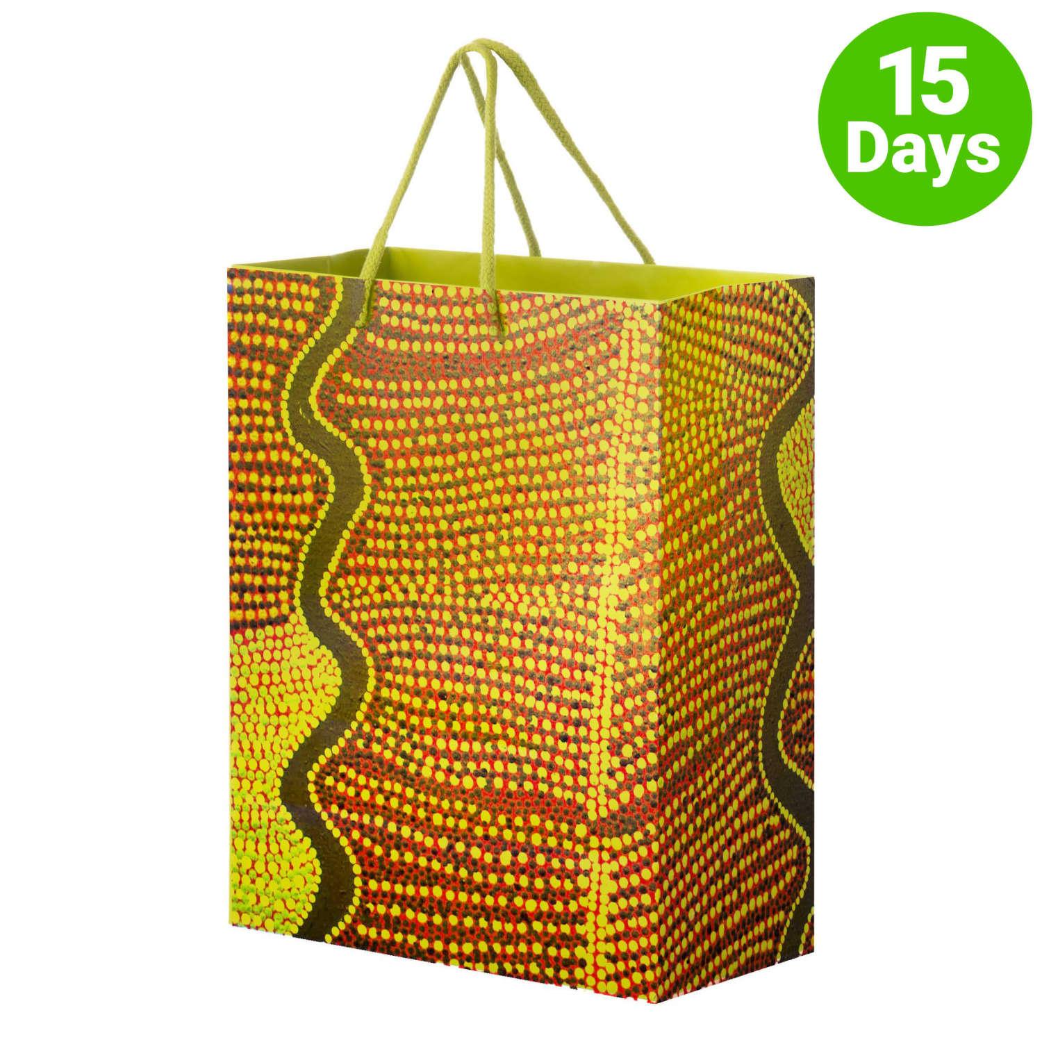 Full Colour Gloss Laminated Bag Extra Large With Rope Handle - PS4863 Image 