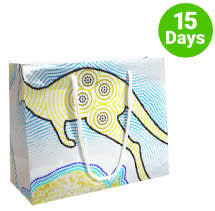 Full Colour Gloss Laminated Bag Landscape With Rope Handle - PS4864 Image