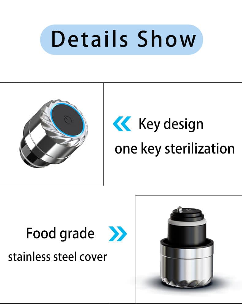 Bondi Vacuum Bottle - UV Self Cleaning Lid - PS2020 Image 