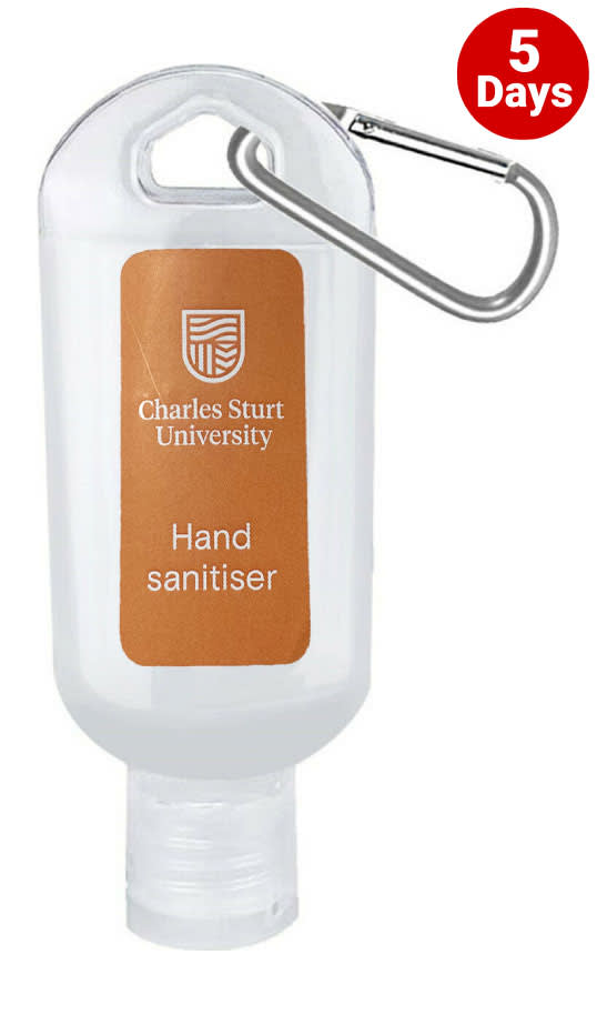 Hand Sanitiser With Carabiner 30Ml Made In China