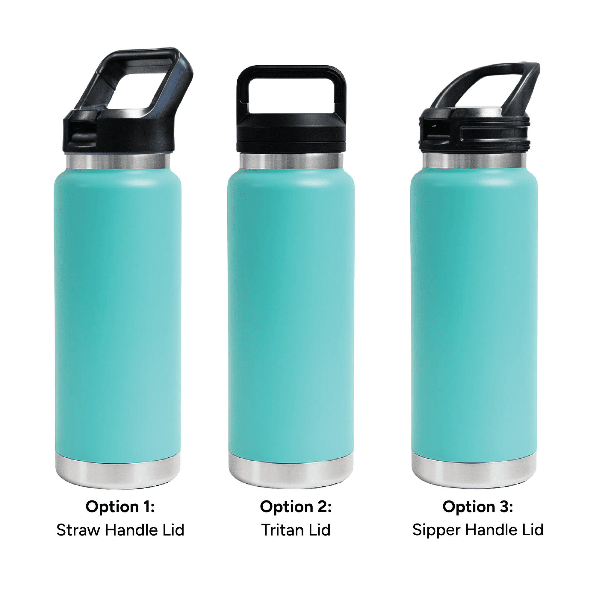 Alternative view of HYDRO - 750ml Vacuum Bottle - 3 Different Lid Options