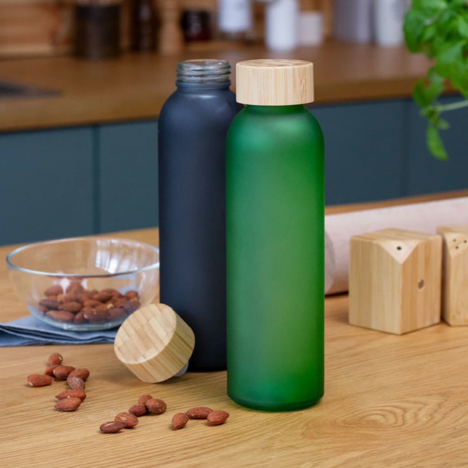 Alternative view of Oasis Frosted Glass Bottle