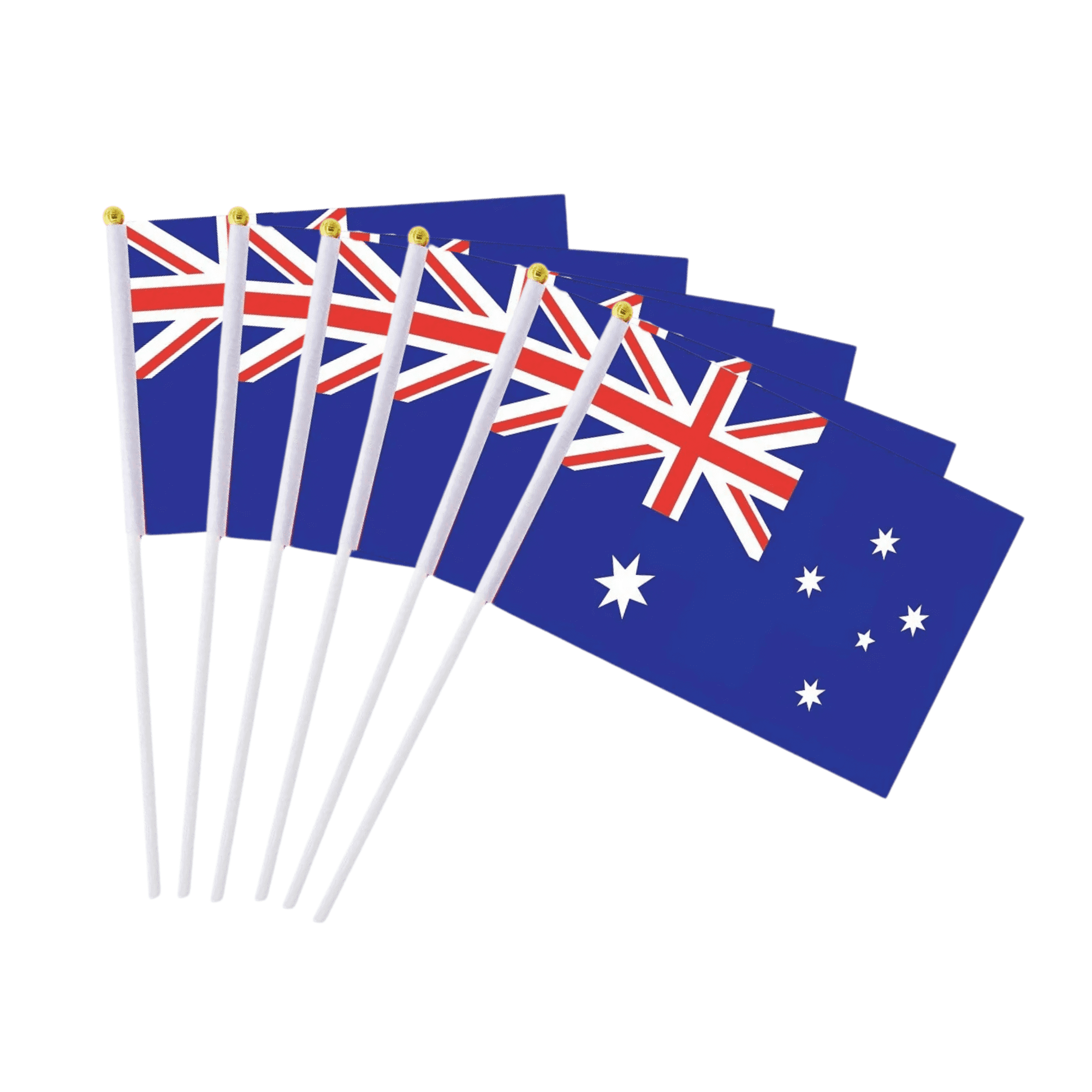 Alternative view of NAVARRE Polyester Handheld Flag with Pole