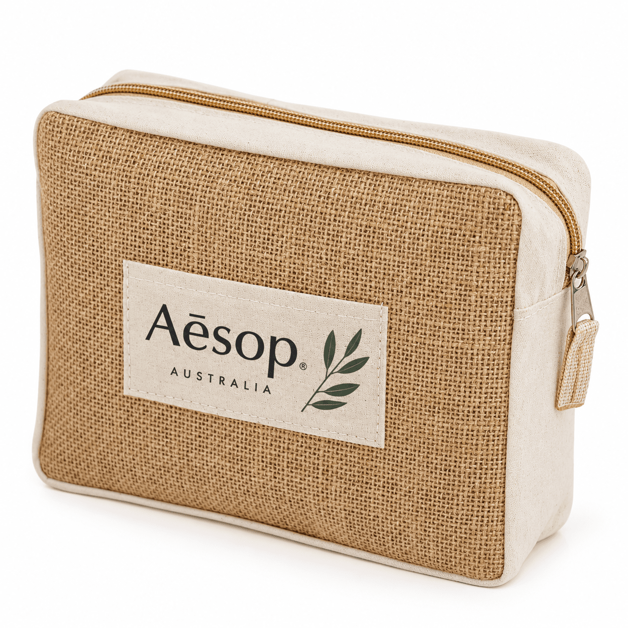 Jute Cosmetic Bag