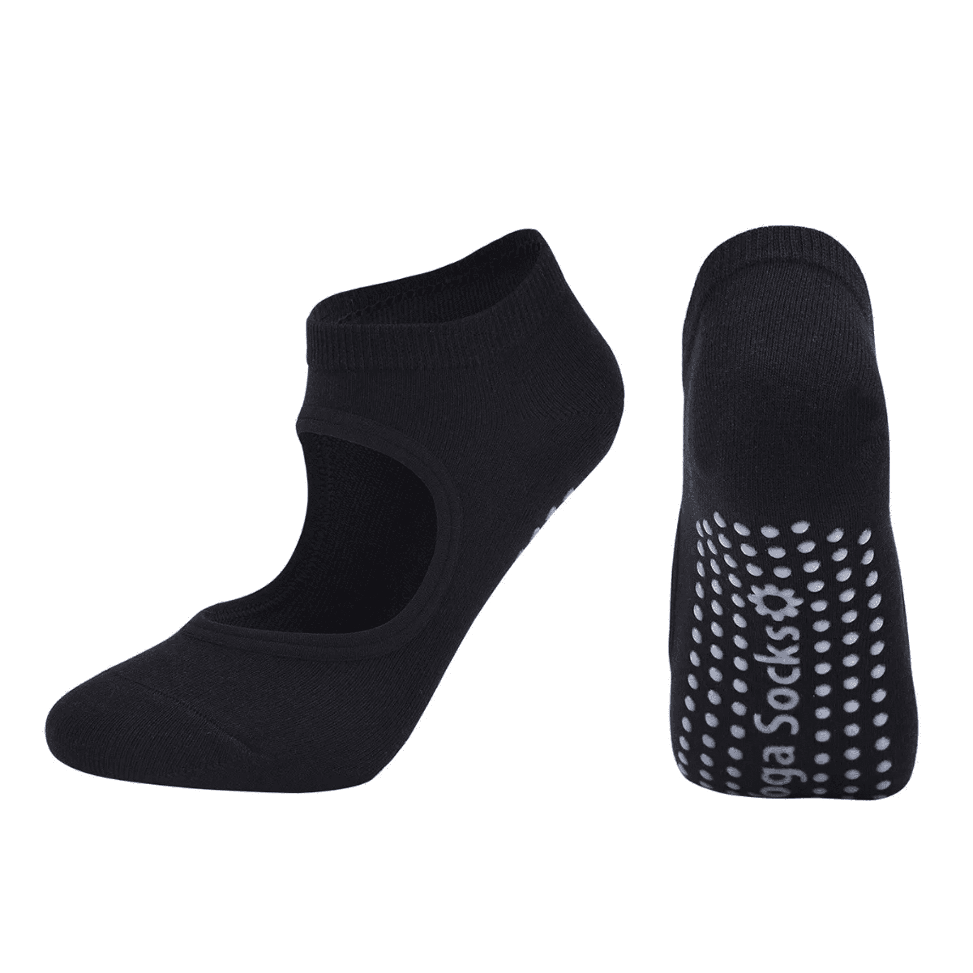 Alternative view of Snazzy Yoga Sock – Open Top