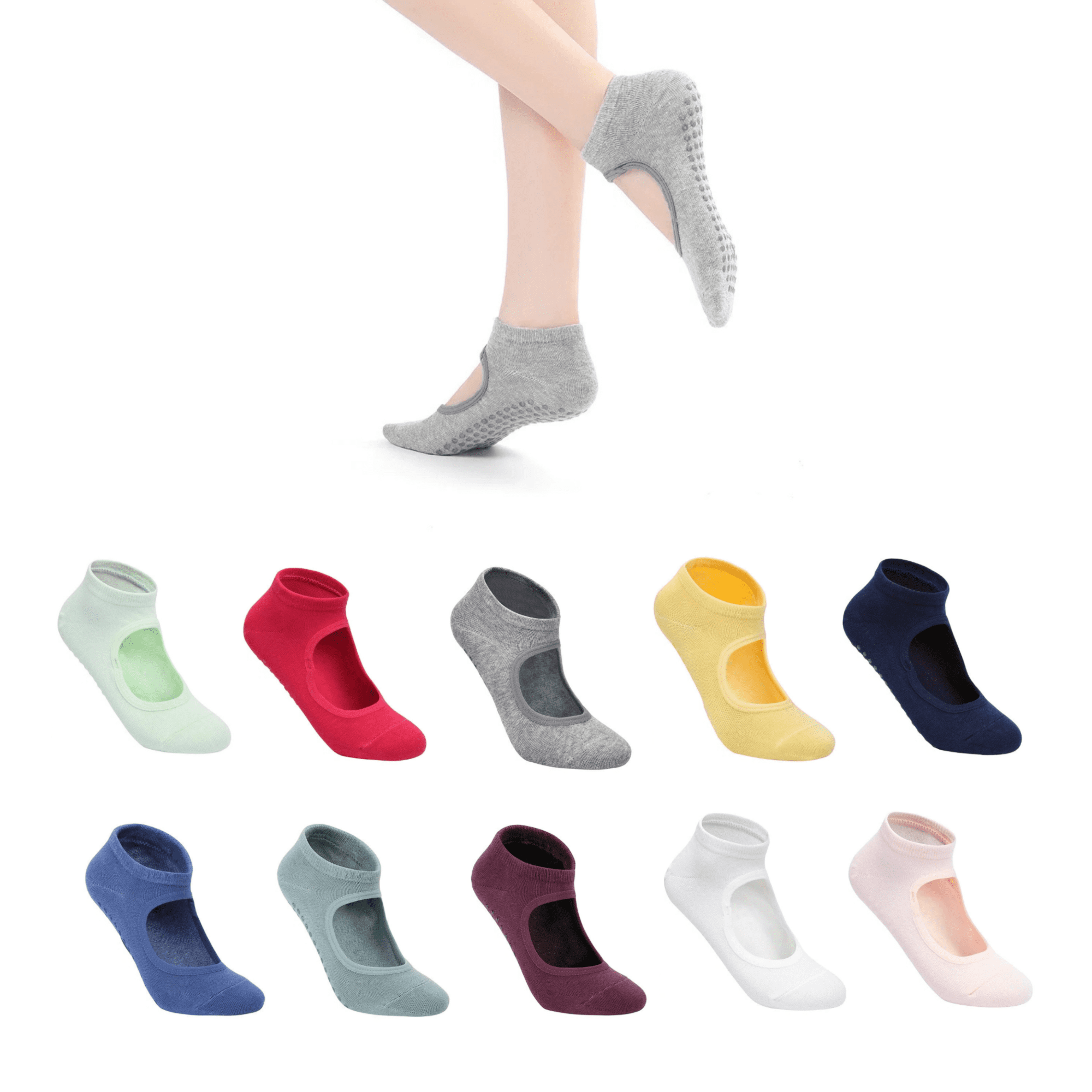 Snazzy Yoga Sock – Open Top