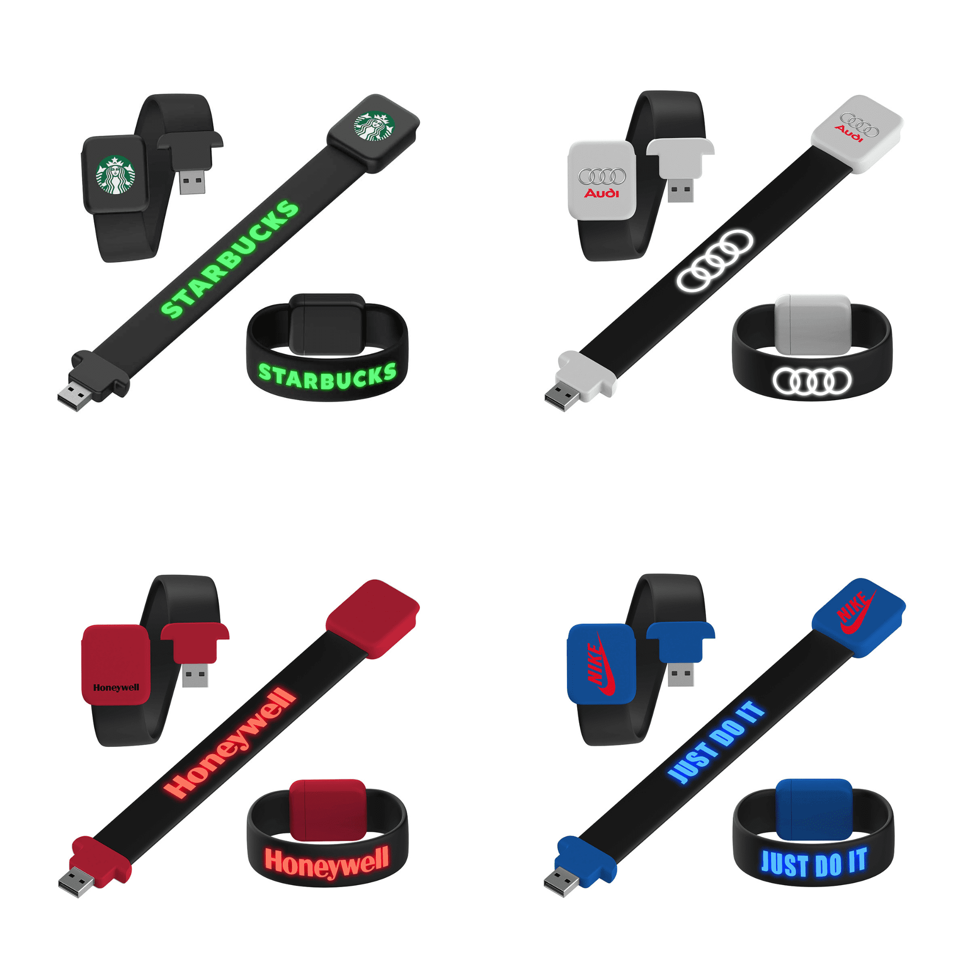 Arc Bracelet LED USB Flash Drive