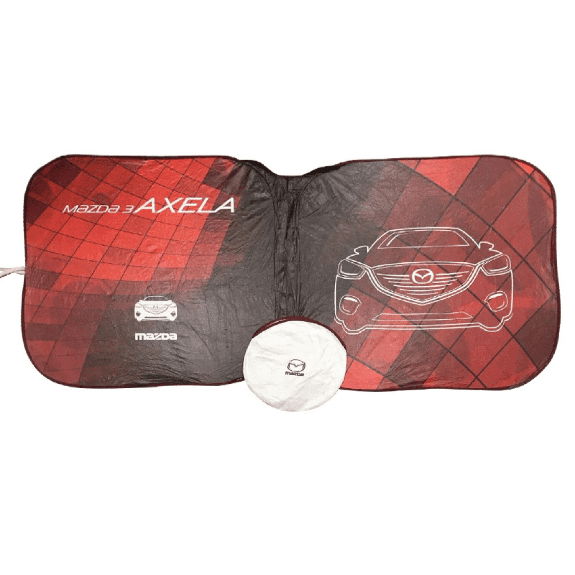 Alternative view of Helios Full Colour Foldable Car Sun Visor