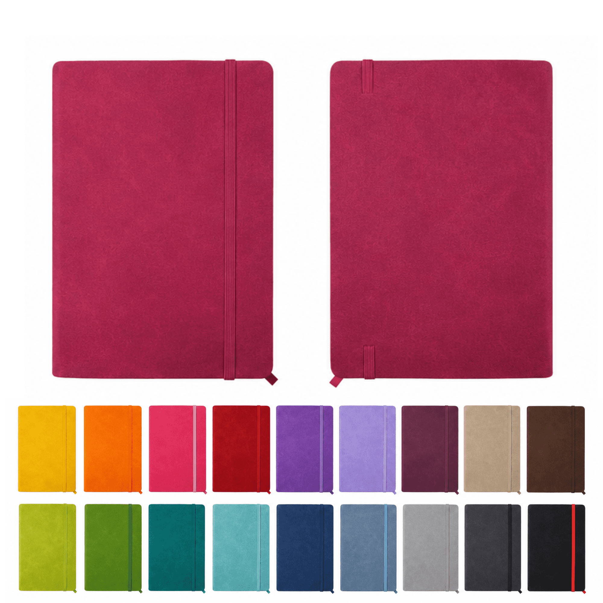 Sandbeach Textured PU Hard Cover Notebook