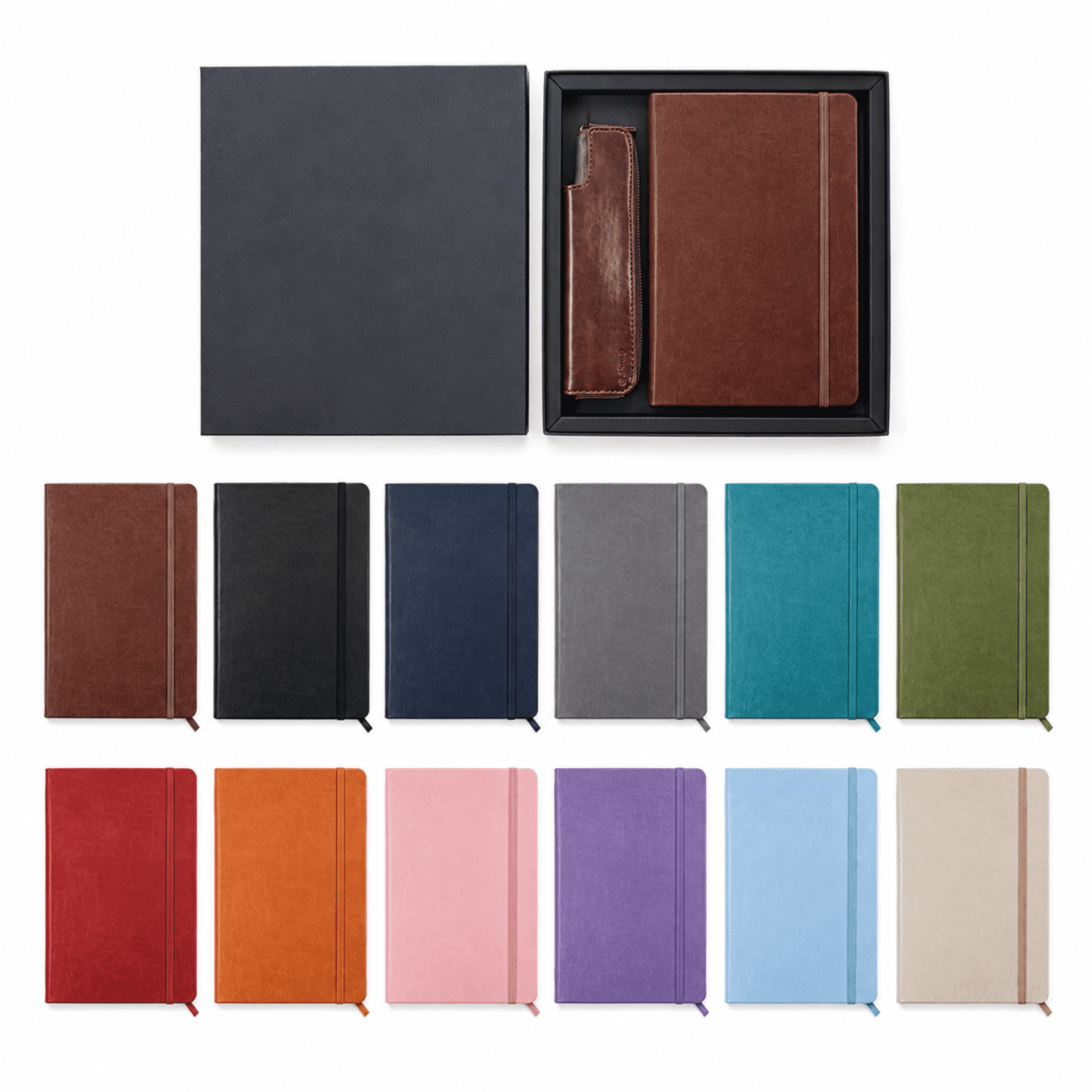Signature Soft Cover Notebook Gift Set with Pen Pouch
