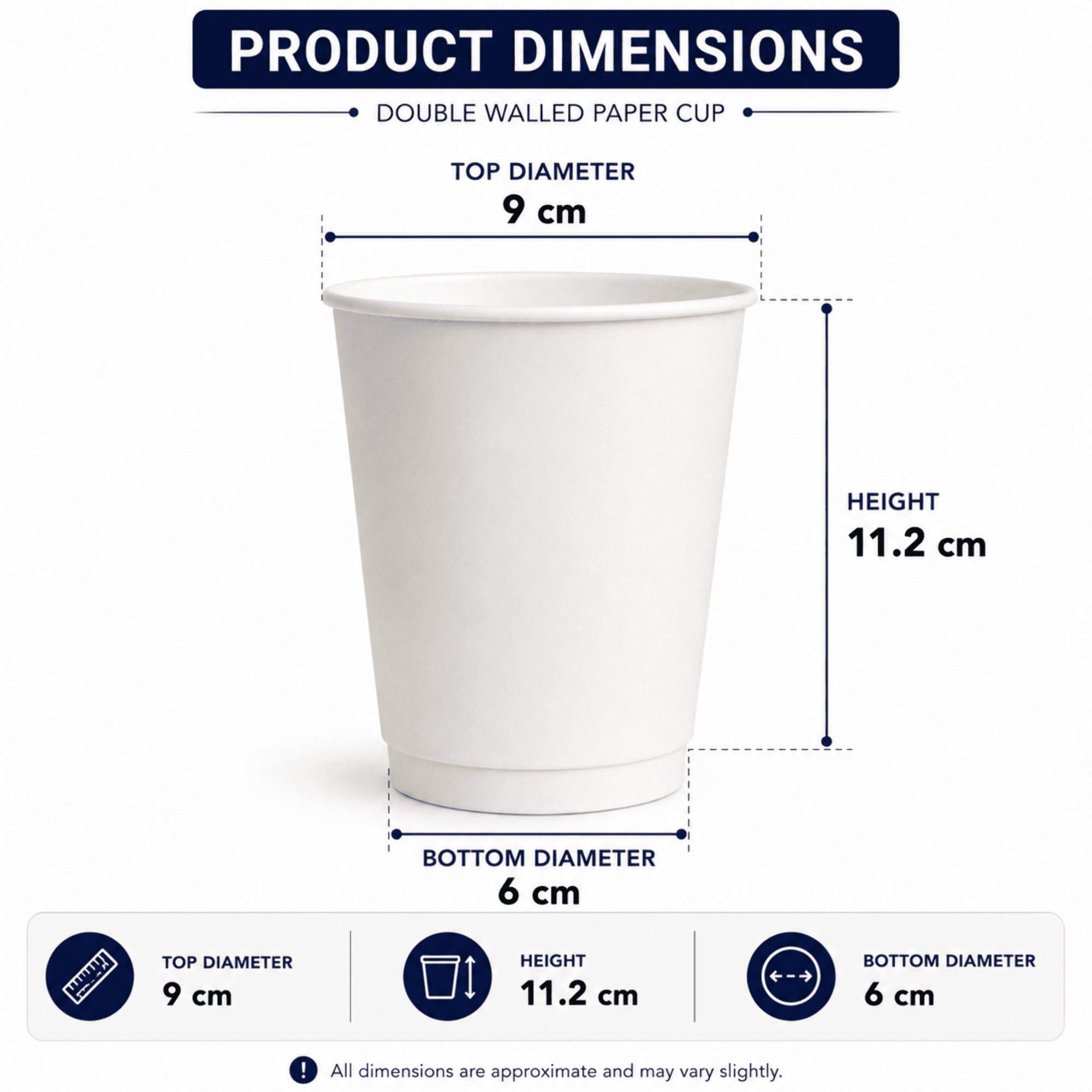 Double Walled Paper Cup - 400ml