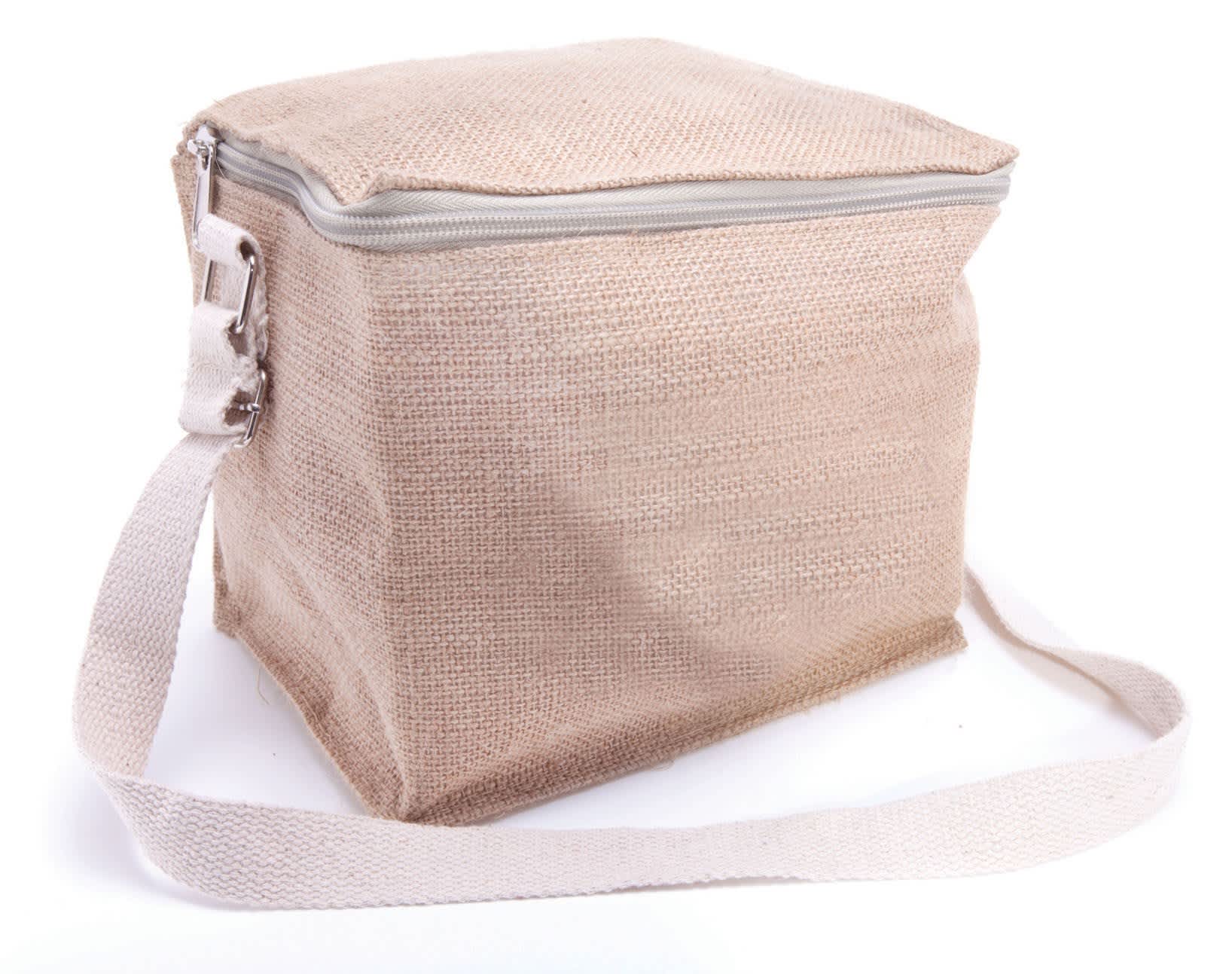 6 Can Jute Cooler Bag