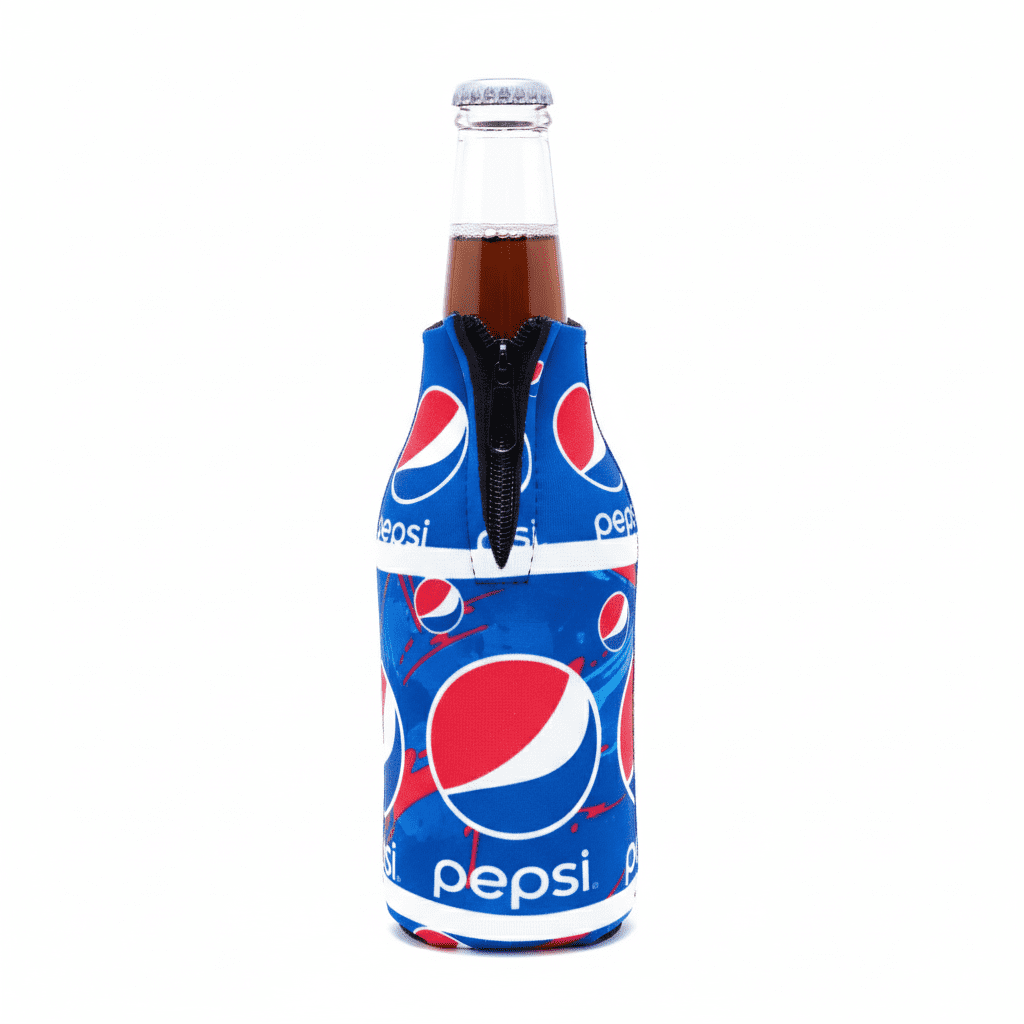 Alternative view of Long Neck Bottle Cooler with Zip