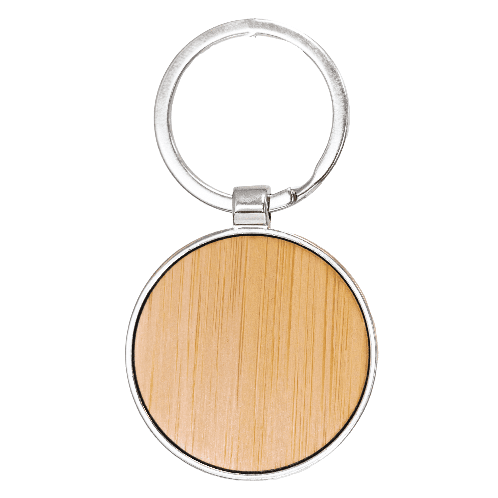 Bamboo Keyring - Circle - PS8341 Image 