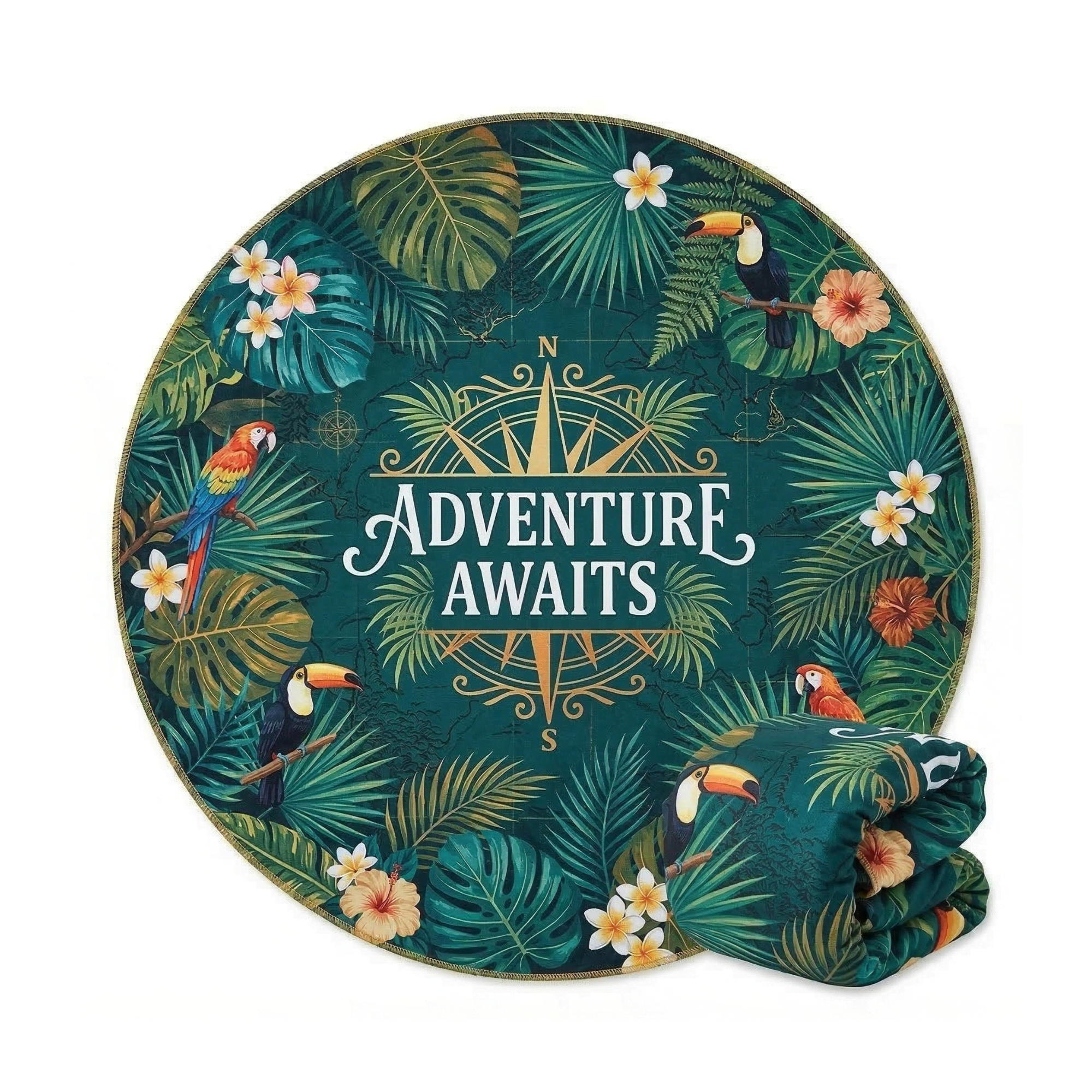 Bronte Round Beach Towel - 150cm D