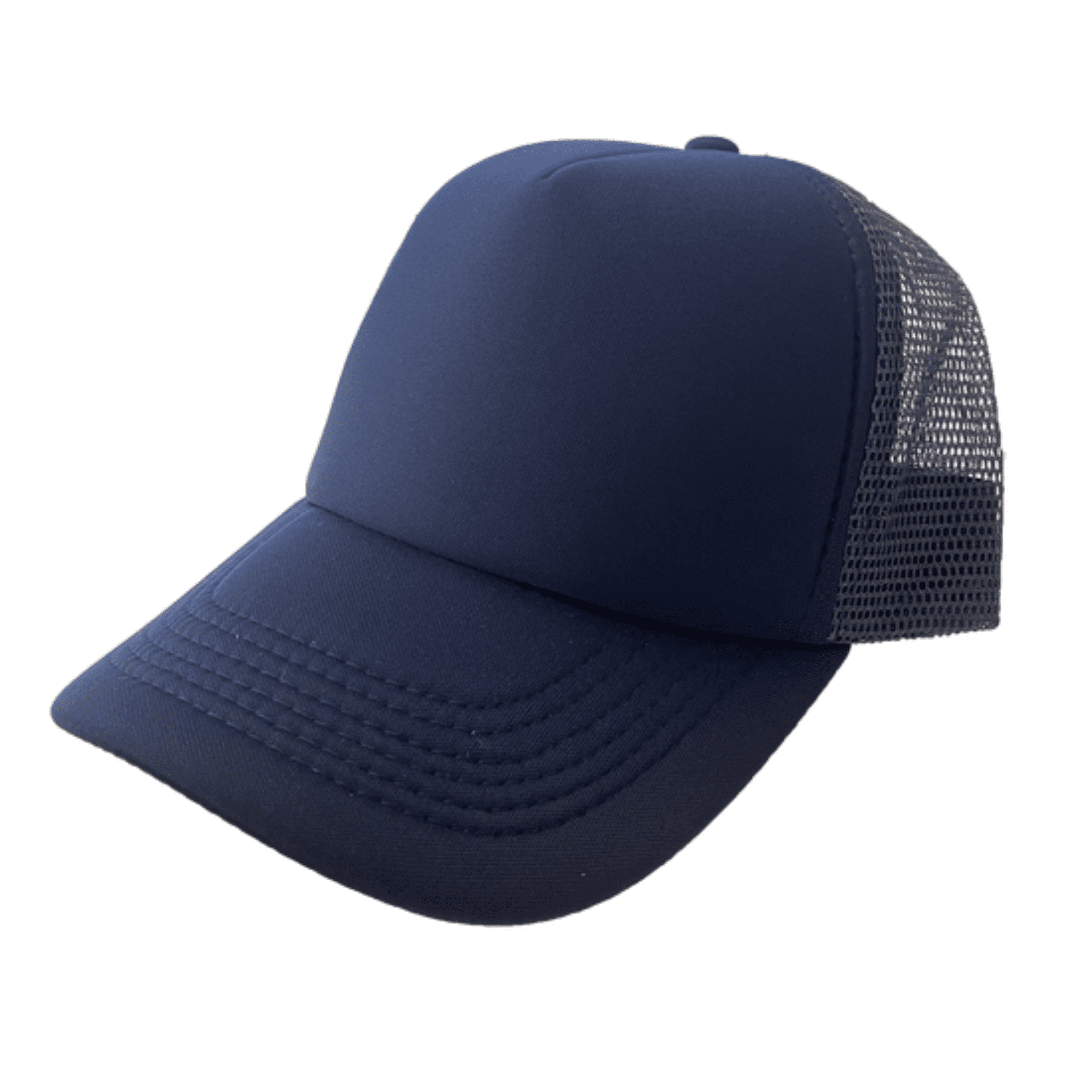 Alternative view of Half Mesh Nylon Foam Trucker Cap