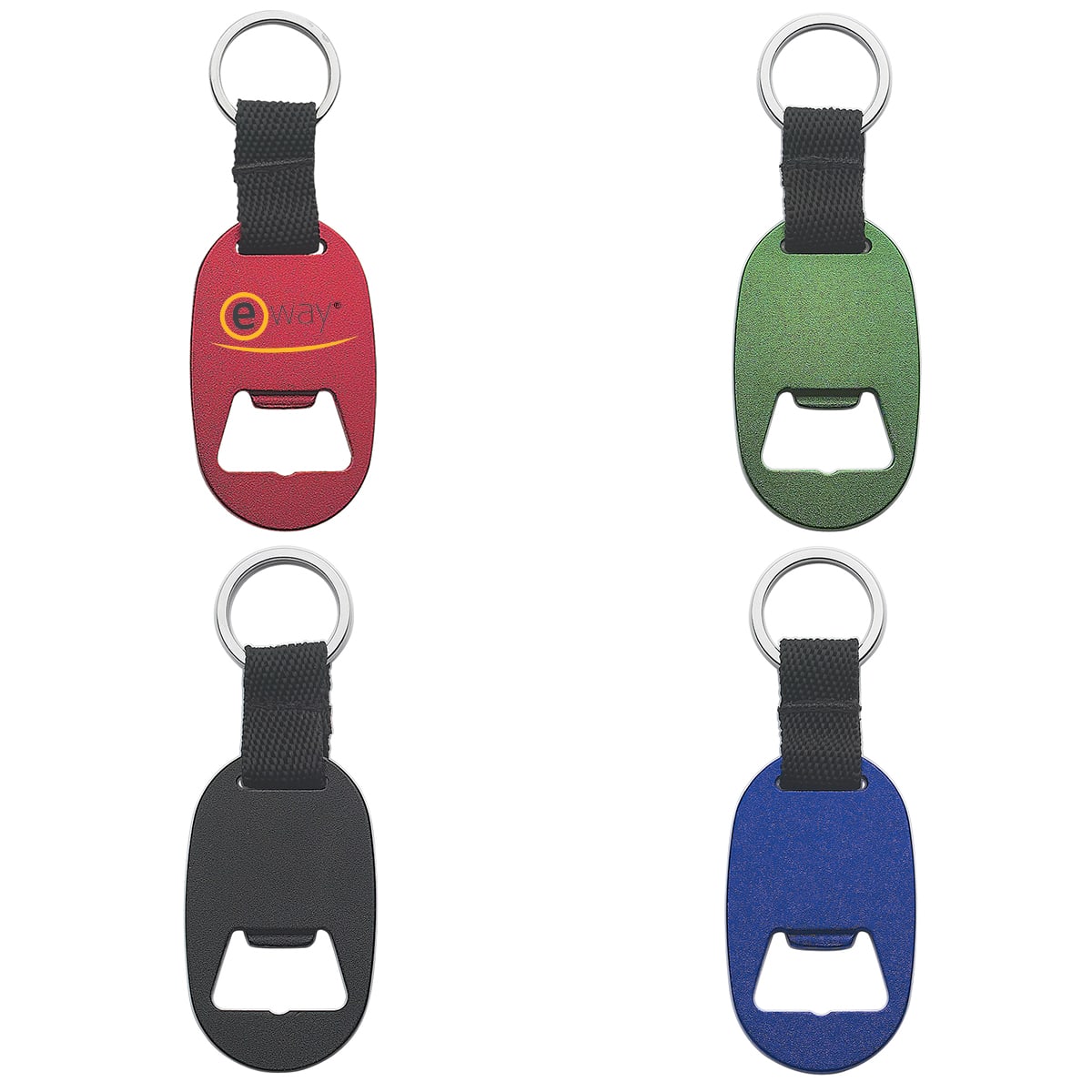 Metal Keyring With Bottle Opener