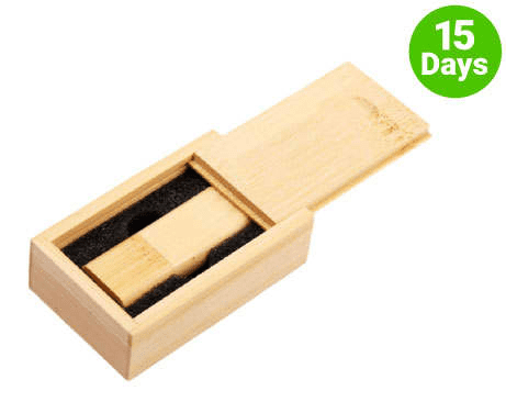 Wood Box With Magnetic: Light Color - PAT13-01 Image