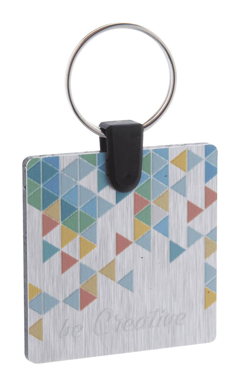 Square shaped Shaped Keyring - PP718939 Image 