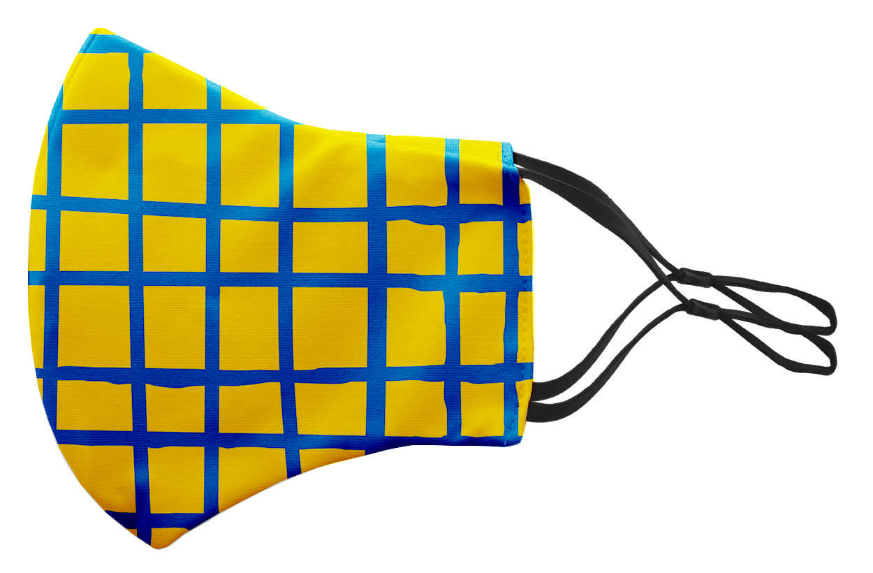 2 Layer Premium Full Sublimation Cotton Mask - PSFM36 Image