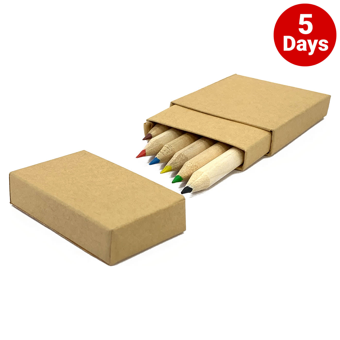 Six Mini Coloured Pencils