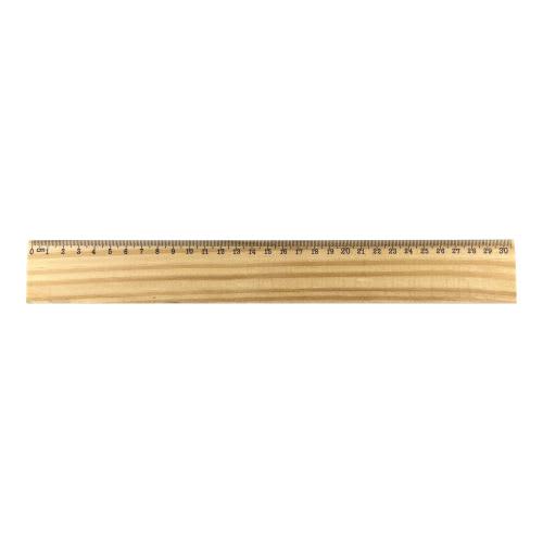 Wooden Ruler - 30Cm