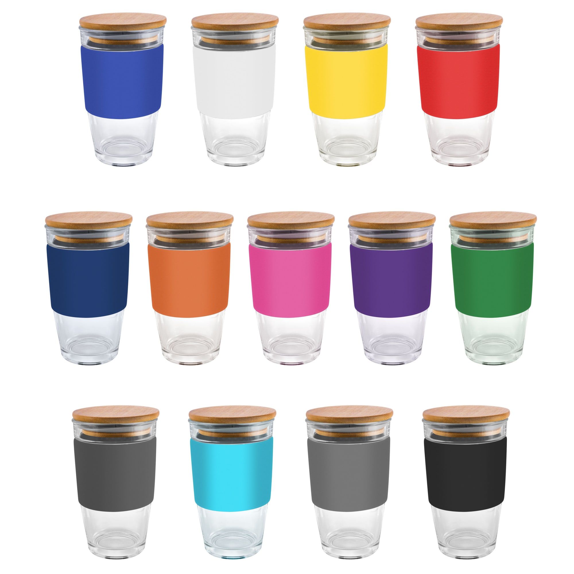 Milano 475Ml Coffee Cup With Bamboo Lid - PS2227 Image 